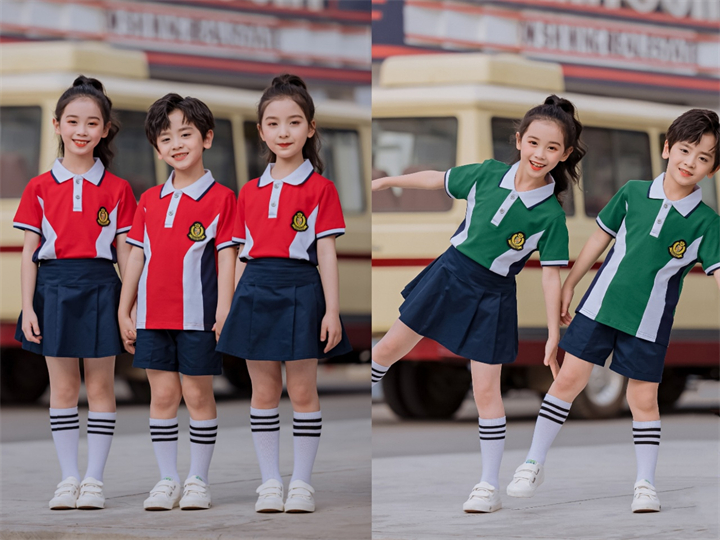 紅河校服生產(chǎn)廠家,紅河校服廠,中小學(xué)校服定做就找喬詩曼制衣